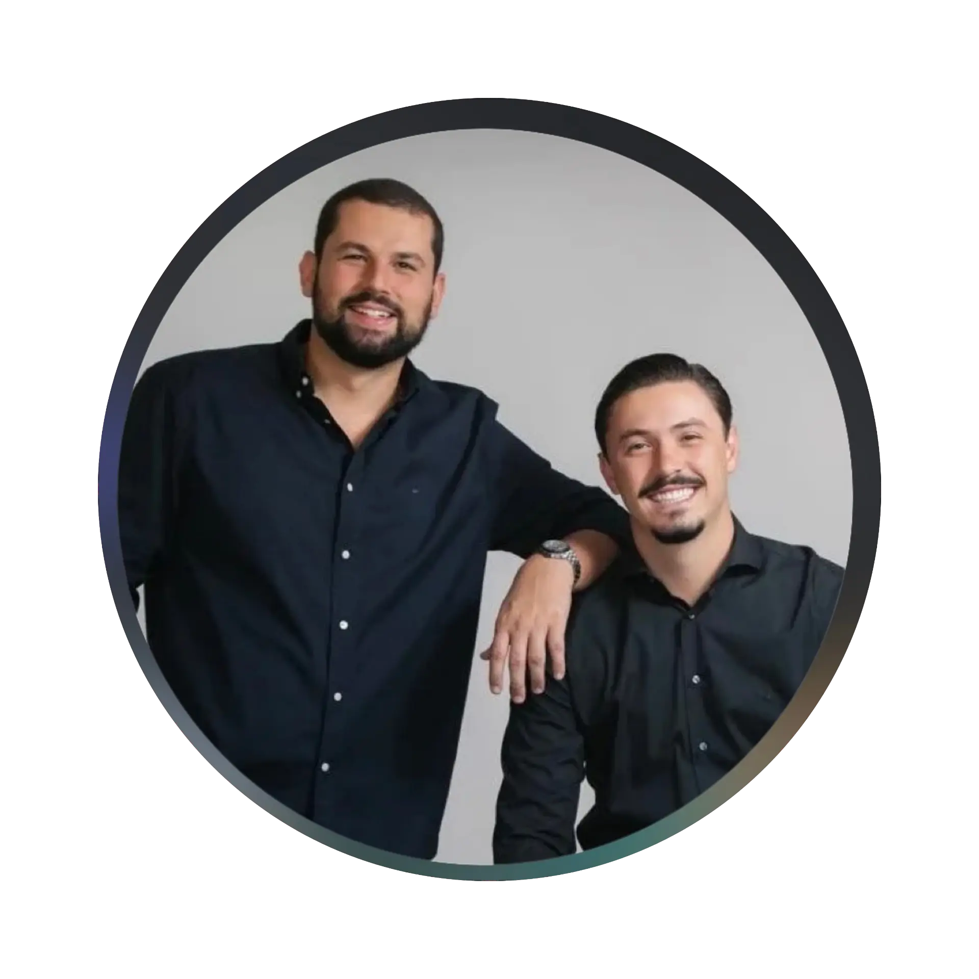 Guilherme Fedato e Zé Pedro, sócios da Aroeira Negócios Imobiliários